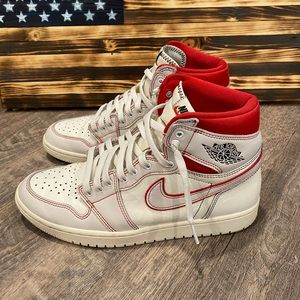 Nike 1 Retro High Phantom Gym Red